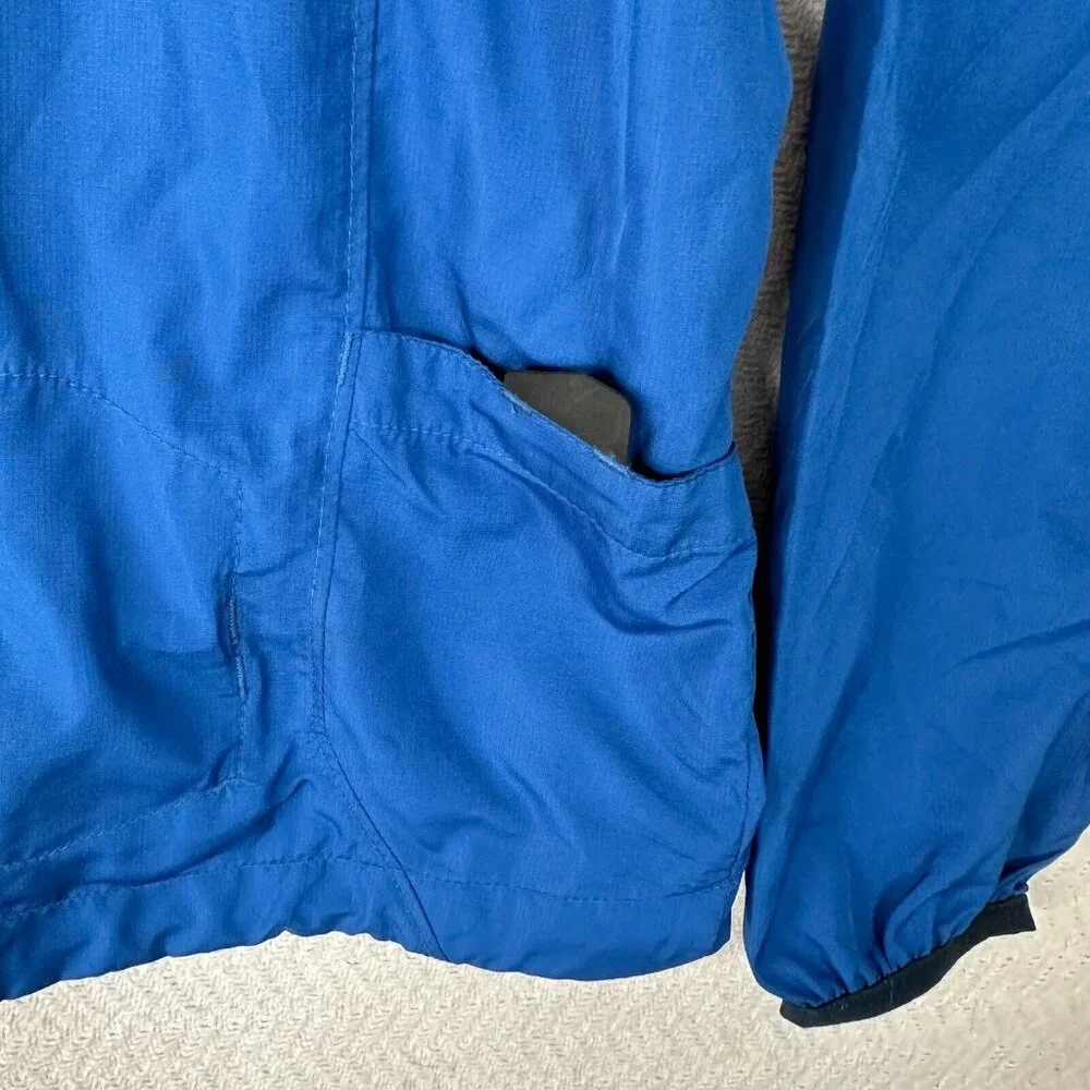 Merrell Windbreaker Jacket Mens Large Blue Zip Up Outdoors‎ Hiking Multi Pockets
